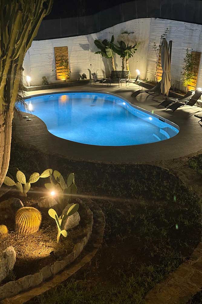 Piscina esterna villa gabry capo d orlando